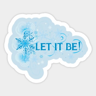 Let it Be Sticker